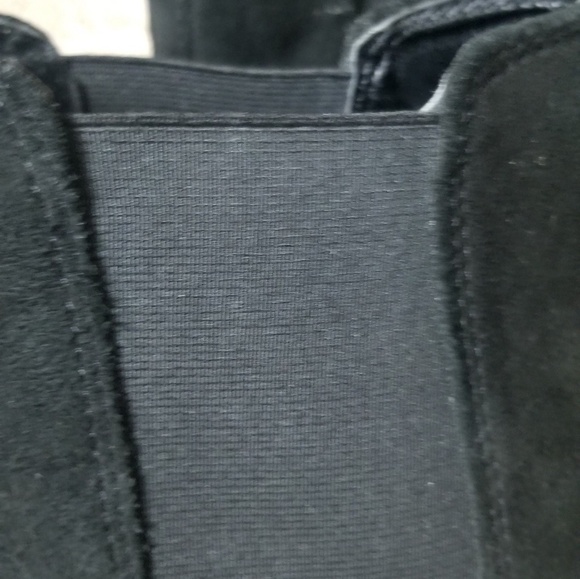 Black Suede men slip on ankle boot size UK 7.5 main image 4